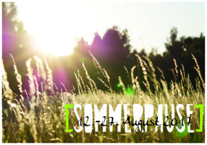 Sommerpause